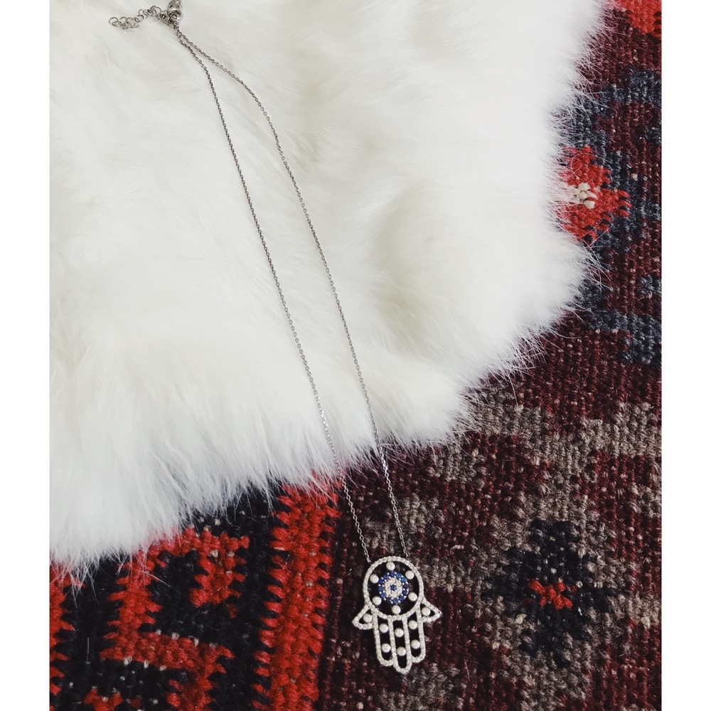 Delicate Hamsa Necklace